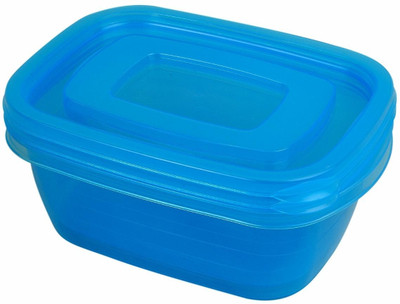 Ollington St. Collection Containers - 350 ml Plastic Food Container Pack of 2, Blue Ollington St. Collection Containers - 350 ml Plastic Food Container Pack of 2, Blue