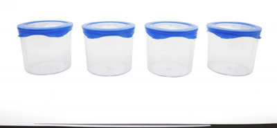 58% OFF on Cutting Edge Seal n Kiss 4pc set 1050ml storage containers - 4200 ml Polypropylene Food Container Pack of 4, Blue