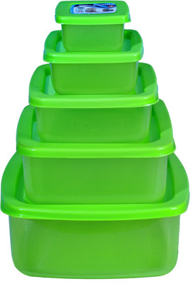 45% OFF on CSM - 3000 ml Plastic Food Container Pack of 5, Green 45% OFF on CSM - 3000 ml Plastic Food Container Pack of 5, Green