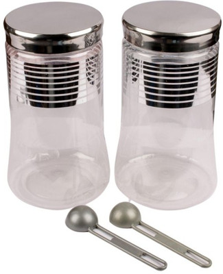 54% OFF on Retro - 1200 ml Plastic Food Container Pack of 2, Silver 54% OFF on Retro - 1200 ml Plastic Food Container Pack of 2, Silver