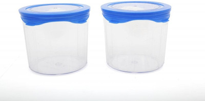 44% OFF on Cutting Edge Seal n Kiss 2 pc set 710ml storage canisters - 3740 ml Polypropylene Food Container Pack of 2, Blue