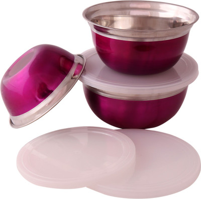70% OFF on Bravohomez - 3100 ml Stainless Steel Food Container Pack of 3, Pink 70% OFF on Bravohomez - 3100 ml Stainless Steel Food Container Pack of 3, Pink