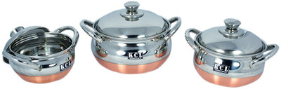 47% OFF on KCL Copper Base Handi Set Cookware Set 47% OFF on KCL Copper Base Handi Set Cookware Set