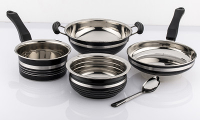 65% OFF on Mahavir Metallic Induction & Lpg Compatible Cookware Set 65% OFF on Mahavir Metallic Induction & Lpg Compatible Cookware Set