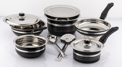 45% OFF on Mahavir Metallic Induction & Lpg Compatible Cookware Set 45% OFF on Mahavir Metallic Induction & Lpg Compatible Cookware Set