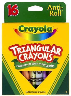 Crayola Triangular Shaped Wax Crayons