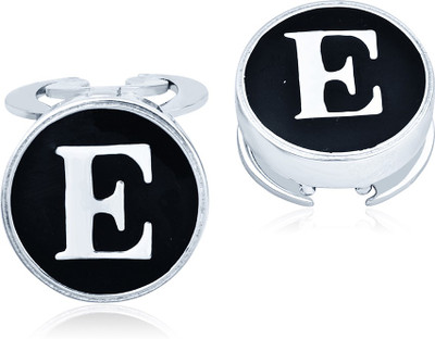 40% OFF on Navvya Alphabet Silver Cufflink Set White 40% OFF on Navvya Alphabet Silver Cufflink Set White