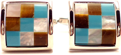 55% OFF on Peluche Brass Cufflink Multicolor 55% OFF on Peluche Brass Cufflink Multicolor