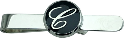 65% OFF on Jinno Alphabet C Enamel Silver Tie Pin Silver