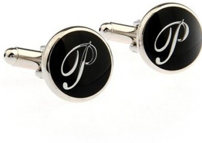 62% OFF on Leaf Jewel Alloy Cufflink Silver