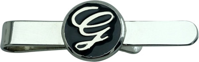 65% OFF on Jinno Alphabet G Enamel Silver Tie Pin Silver