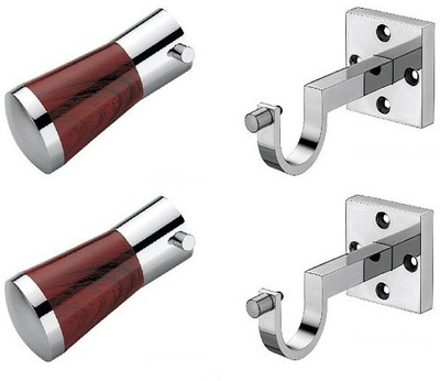Door Match Red Curtain Poles
