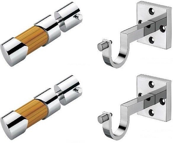 Door Match Yellow Curtain Poles