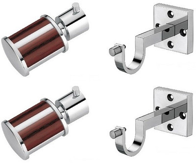 Door Match Red Curtain Poles