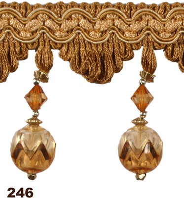 40% OFF on Tophome.in Beige, Gold Trimming