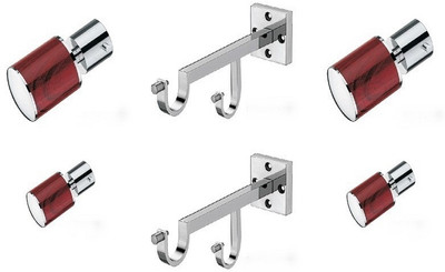 Door Match Black Curtain Poles