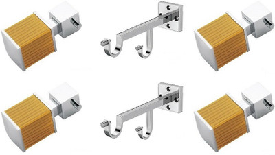 Door Match Yellow Curtain Poles