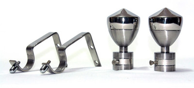 41% OFF on Curtain Craftz Silver Curtain Finial