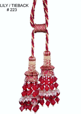 44% OFF on Tophome.in Maroon, Beige Tieback Hook