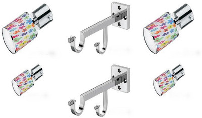 Door Match White Curtain Poles