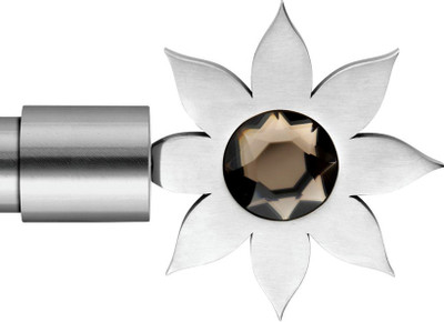 15% OFF on Windows Classic Brown, Silver Curtain Poles