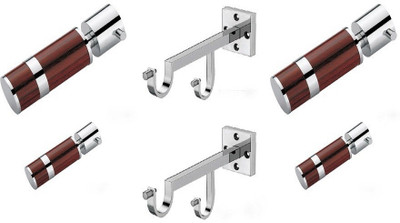 Door Match Red Curtain Poles