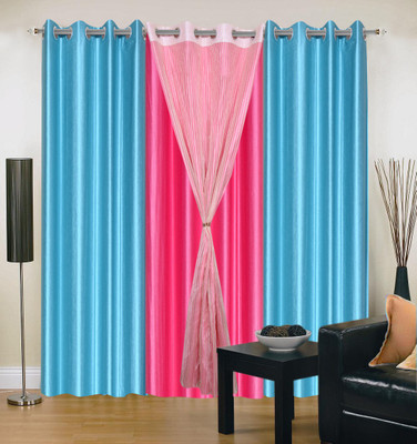 56% OFF on Shopgrab Polyester Multicolor Solid Eyelet Curtain 56% OFF on Shopgrab Polyester Multicolor Solid Eyelet Curtain