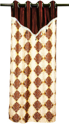 74% OFF on Zikrak Exim Polyester Brown Damask Eyelet Curtain 74% OFF on Zikrak Exim Polyester Brown Damask Eyelet Curtain
