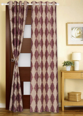 71% OFF on Dreams Polyester Pink Printed Eyelet Curtain 71% OFF on Dreams Polyester Pink Printed Eyelet Curtain