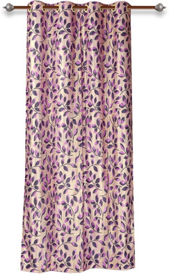 22% OFF on Mahamantra Polyester Pink Solid Eyelet Curtain 22% OFF on Mahamantra Polyester Pink Solid Eyelet Curtain