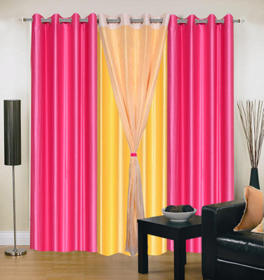 56% OFF on Shopgrab Polyester Multicolor Solid Eyelet Curtain 56% OFF on Shopgrab Polyester Multicolor Solid Eyelet Curtain