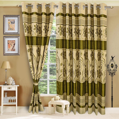 50% OFF on Vorhang Multicolor Floral Eyelet Curtain 50% OFF on Vorhang Multicolor Floral Eyelet Curtain