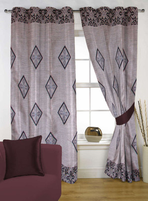 60% OFF on Kings Polycotton Grey Floral Eyelet Curtain 60% OFF on Kings Polycotton Grey Floral Eyelet Curtain