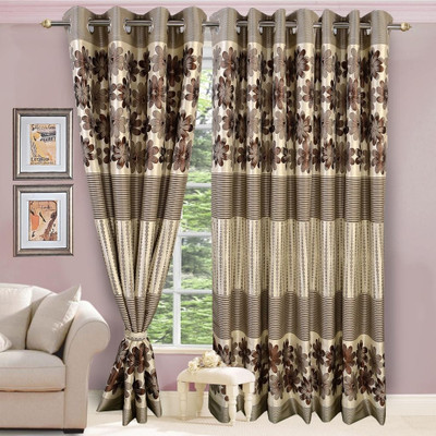 50% OFF on Vorhang Multicolor Floral Eyelet Curtain 50% OFF on Vorhang Multicolor Floral Eyelet Curtain