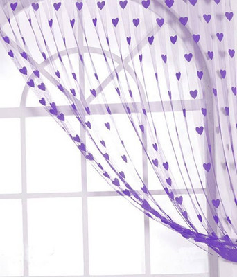 70% OFF on Gift Palace Net Purple Embroidered Eyelet Door Curtain 70% OFF on Gift Palace Net Purple Embroidered Eyelet Door Curtain