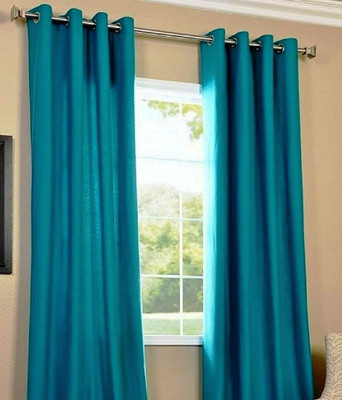 30% OFF on KKK Polyester Blue Solid Eyelet Curtain 30% OFF on KKK Polyester Blue Solid Eyelet Curtain