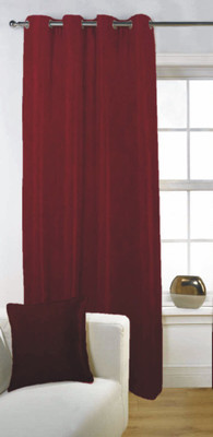 45% OFF on Fabutex Polyester Maroon Solid Eyelet Curtain 45% OFF on Fabutex Polyester Maroon Solid Eyelet Curtain
