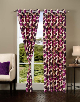 53% OFF on Shopgrab Polyester Multicolor Floral Eyelet Curtain 53% OFF on Shopgrab Polyester Multicolor Floral Eyelet Curtain