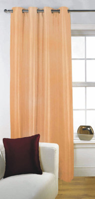 45% OFF on Fabutex Polyester Beige Solid Eyelet Curtain 45% OFF on Fabutex Polyester Beige Solid Eyelet Curtain