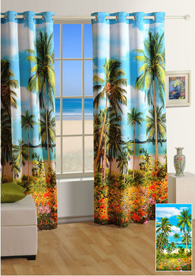 Swayam Digitally Printed Cosmo Fashion Door Curtain - CRNDUH4ABCNBUDCZ