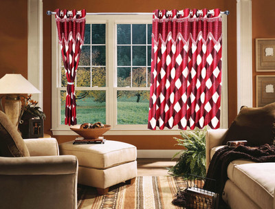 57% OFF on OsianArts Red Solid Eyelet Curtain 57% OFF on OsianArts Red Solid Eyelet Curtain