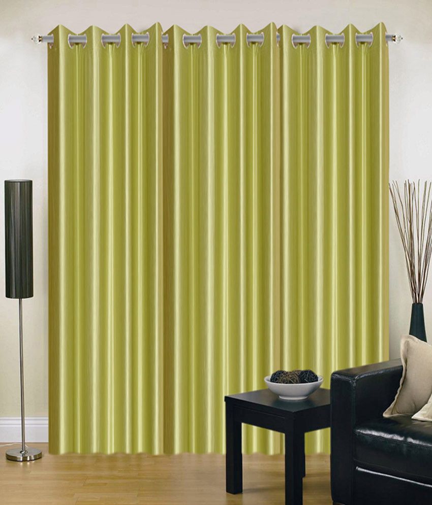 70% OFF on Decor Vatika Polycotton Green Abstract Eyelet Curtain 70% OFF on Decor Vatika Polycotton Green Abstract Eyelet Curtain