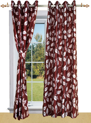 50% OFF on Shandar Polyester Maroon Self Design Eyelet Curtain 50% OFF on Shandar Polyester Maroon Self Design Eyelet Curtain