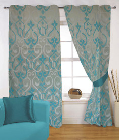 Fabutex Jacquard Weave Curtain Door Curtain - CRNEYHP4HQKGBFGG