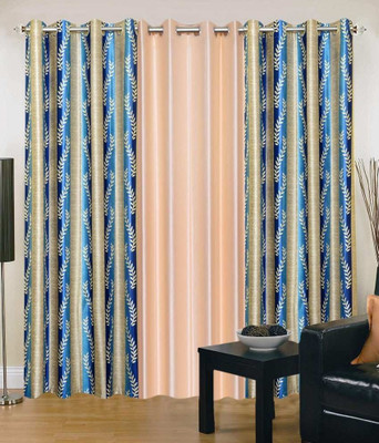 65% OFF on HomeZaara Polyester Multicolor Damask Eyelet Curtain 65% OFF on HomeZaara Polyester Multicolor Damask Eyelet Curtain