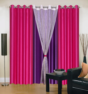 56% OFF on Shopgrab Polyester Multicolor Solid Eyelet Curtain 56% OFF on Shopgrab Polyester Multicolor Solid Eyelet Curtain