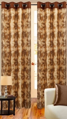 60% OFF on Cortina Polyester Brown Damask Eyelet Curtain 60% OFF on Cortina Polyester Brown Damask Eyelet Curtain