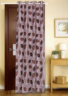 71% OFF on Dreams Polyester Brown Printed Eyelet Curtain