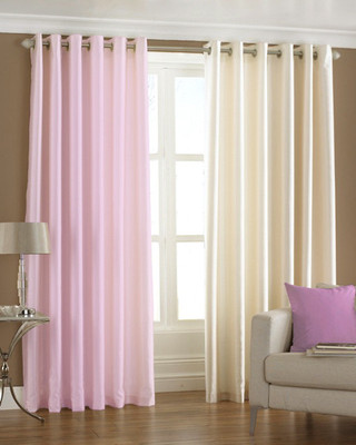 33% OFF on Pindia Polyester Multicolor Solid Eyelet Curtain 33% OFF on Pindia Polyester Multicolor Solid Eyelet Curtain