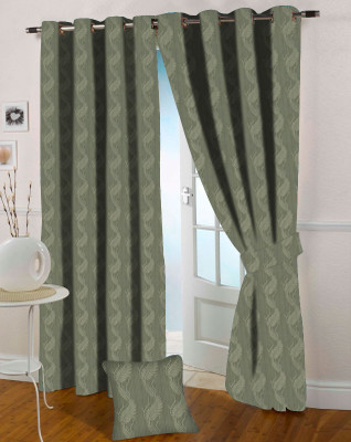 33% OFF on Presto Polycotton Green Floral Eyelet Curtain 33% OFF on Presto Polycotton Green Floral Eyelet Curtain
